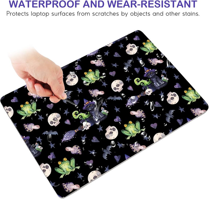 DINKY 15.6 inches Laptop Skin Sticker Netbook Universal Reusable Protector Cover Decal Fits 13 13.3 14 15 15.4 15.6 inch Laptop Protector Notebook (Skeleton Frog) - Image 3